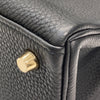 HERMES 愛馬仕 KELLY 25 TOGO 黑色 金釦