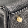 HERMES 愛馬仕 KELLY 25 TOGO 黑色 金釦