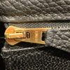 HERMES 愛馬仕 KELLY 25 TOGO 黑色 金釦