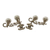 CHANEL 香奈兒 CURSIVE LOGO HANGING CC TURN-LOCK CLIP-ON EARRINGS 香奈兒連寫雙C耳夾 合金