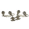 CHANEL 香奈兒 CURSIVE LOGO HANGING CC TURN-LOCK CLIP-ON EARRINGS 香奈兒連寫雙C耳夾 合金