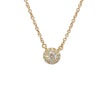 TIFFANY&CO. 蒂芙尼 鑽石項鍊 K18YG 1.92g 0.2ct