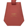 HERMES 愛馬仕 Clochette 皮革 吊牌 粉紅色 金釦