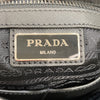 PRADA 普拉達 2VH118 RE-NYLON及SAFFIANO肩背帶 斜背包 再生尼龍 黑色 銀釦