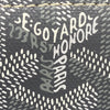 GOYARD 戈雅 CHYPRE WALLET POUCH 翻蓋信封斜背包 PVC帆布 小牛皮 灰色 銀釦