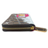 LOUIS VUITTON 路易威登 N60257 ZIPPY WALLET 拉鍊長夾 PVC帆布 VIVIENNE棋盤格 棕色 金釦