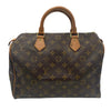 LOUIS VUITTON 路易威登 M41526 SPEEDY 30 波士頓包 PVC帆布 老花 棕色 金釦