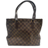 LOUIS VUITTON 路易威登 N51187 CABAS PIANO 托特包 PVC帆布 棋盤格 棕色 金釦