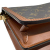 LOUIS VUITTON 路易威登 M45959 MINI DAUPHINE 達芙妮肩背包 PVC帆布 老花 棕色 金釦