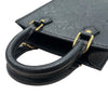 LOUIS VUITTON 路易威登 M80478 Petit Sac Plat 迷你琴譜包 皮革 黑色 金釦
