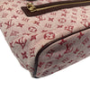 LOUIS VUITTON 路易威登 LUCILLE PM 老花手提肩背包 帆布/牛皮 紅色 金釦