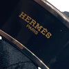 HERMES 愛馬仕 Emaille GM 琺瑯 合金 21cm 手鐲 綠色 銀釦