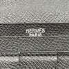 HERMES 愛馬仕 BRARN 雙折長夾 EPSOM 黑色 銀釦