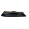 BALENCIAGA 巴黎世家 HOURGLASS CARD HOLDER 沙漏系列卡夾 亮面牛皮 黑色 金釦
