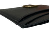 BALENCIAGA 巴黎世家 HOURGLASS CARD HOLDER 沙漏系列卡夾 亮面牛皮 黑色 金釦