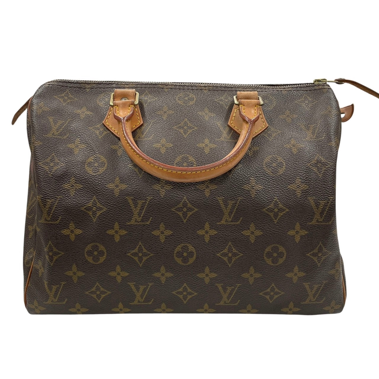 LOUIS VUITTON 路易威登 M41526 SPEED 30 波士頓包 PVC帆布 老花 棕色 金釦