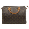 LOUIS VUITTON 路易威登 M41526 SPEED 30 波士頓包 PVC帆布 老花 棕色 金釦