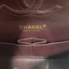 CHANEL 香奈兒 MATELASSE CF25 肩背包 荔枝牛皮 黑色 金釦