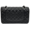 CHANEL 香奈兒 MATELASSE CF25 肩背包 荔枝牛皮 黑色 銀釦