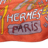 HERMÈS 愛馬仕 1001 H TWILLY SILK TWILLY 千與一H絲巾 橘粉色