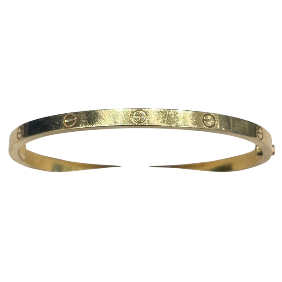 CARTIER 卡地亞 LOVE 手鐲 K18YG  SIZE:16