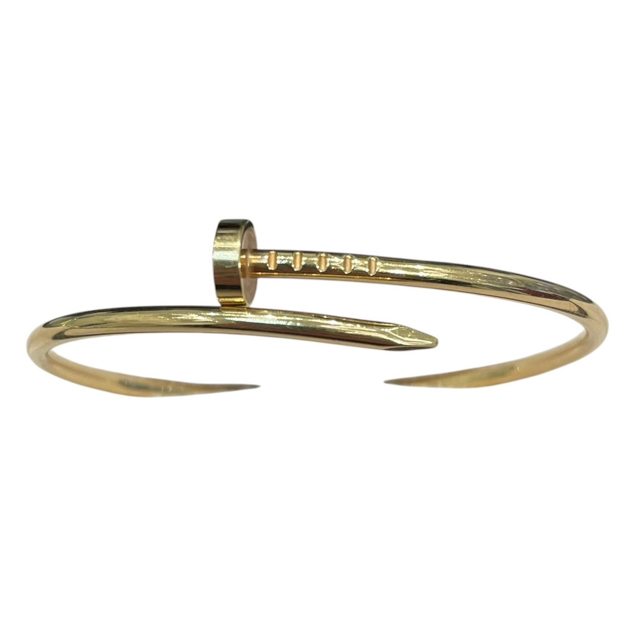 CARTIER 卡地亞 JUSTE UN CLOU 釘子手環 K18PG 16號