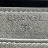 CHANEL 香奈兒 CAMELLIA EMBOSSED ZIP LONG WALLET 山茶花壓紋長夾 小羊皮 黑色 銀釦