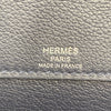 HERMES 愛馬仕 Kelly Dépêches 25 手拿包 皮革 深藍色 銀釦