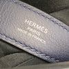 HERMES 愛馬仕 Kelly Dépêches 25 手拿包 皮革 深藍色 銀釦