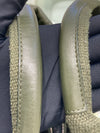 CHANEL 香奈兒 WOOL FELT CANVES TOTE BAG 羊毛 綠色 銀釦