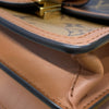 LOUIS VUITTON 路易威登 M45959 MINI DAUPHINE 達芙妮肩背包 PVC帆布 老花 棕色 金釦