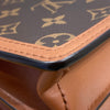 LOUIS VUITTON 路易威登 M45959 MINI DAUPHINE 達芙妮肩背包 PVC帆布 老花 棕色 金釦
