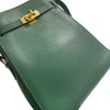 HERMES 愛馬仕 KELLY SPORT 側背凱莉包 EPSOM皮革 翡翠綠 金釦