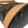 LOUIS VUITTON 路易威登 PETIT BUCKET PM 老花肩背手提包 PVC帆布 棕色 金釦