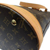 LOUIS VUITTON 路易威登 PETIT BUCKET PM 老花肩背手提包 PVC帆布 棕色 金釦