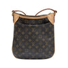 LOUIS VUITTON 路易威登 ODEON PM 老花肩背包 PVC帆布 棕色 金釦