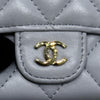 CHANEL 香奈兒 AP0214 Classic Flap Card Holder 羊皮 零錢包 莫蘭迪色 淡金釦