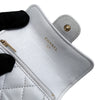 CHANEL 香奈兒 AP0214 Classic Flap Card Holder 羊皮 零錢包 莫蘭迪色 淡金釦