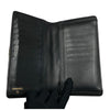 CHANEL 香奈兒 BOY LONG FLAP WALLET 長夾 荔枝牛皮 黑色 金釦