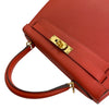 HERMES 愛馬仕 KELLY 28 凱莉包 EPSON 橘色系 金釦