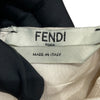 FENDI 芬迪 2018 秋冬系列 VIRGIN WOOL SHIRTDRESS 雙色拼真絲翻領羊毛百褶連衣裙