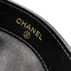 CHANEL 香奈兒 A81457 CC Filigree 荔枝牛皮 卡片夾 黑色 但金釦
