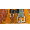 HERMES 愛馬仕 TWILLY 絲巾 100%蠶絲 黃色系