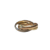 CARTIER 卡地亞 TRINITY RING 三環戒指 18K金 #47