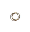 CARTIER 卡地亞 TRINITY RING 三環戒指 18K金 #47