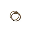 CARTIER 卡地亞 TRINITY RING 三環戒指 18K金 #47