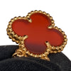 VAN CLEEF & ARPELS 梵克雅寶 Alhambra M號 18K 紅玉隨 項鍊 YG