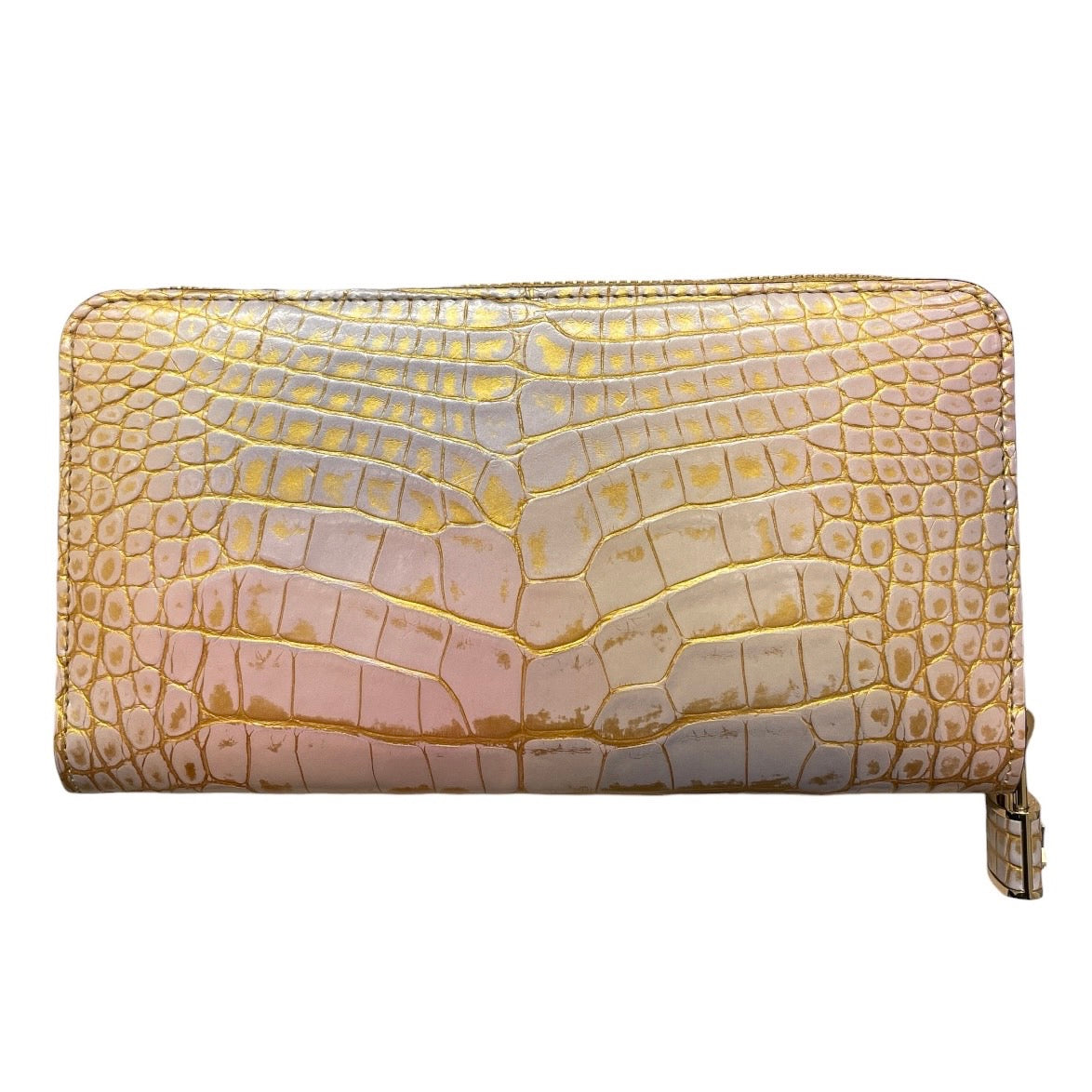 LOUIS VUITTON 路易威登 N82917 ZIPPY WALLET CROCODILE 長夾 鱷魚皮 幻彩色 金釦