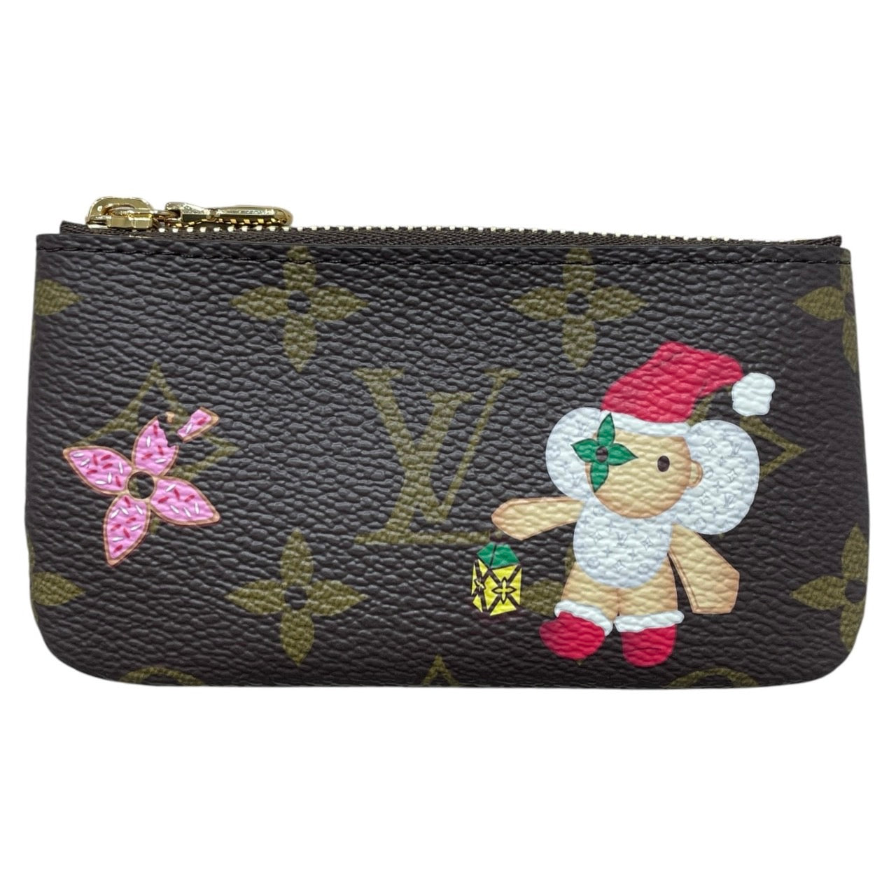 LOUIS VUITTON 路易威登 M12217 2024 CANDY FACTORY 零錢包 PVC帆布 紅色 金釦