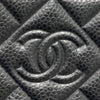 CHANEL 香奈兒 荔枝牛皮 零錢包 黑色